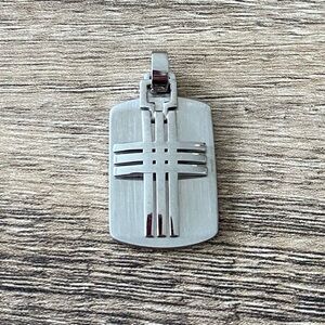 Colibri Stainless Steel Cross Pendant